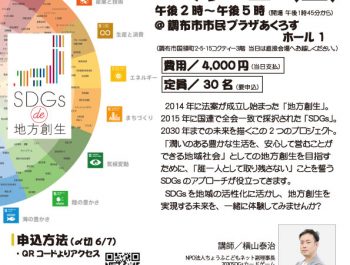 「SDGs de 地方創生」ゲーム体験会in調布